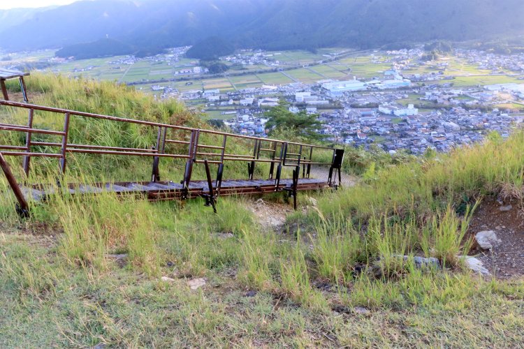 二の丸入口の虎口。