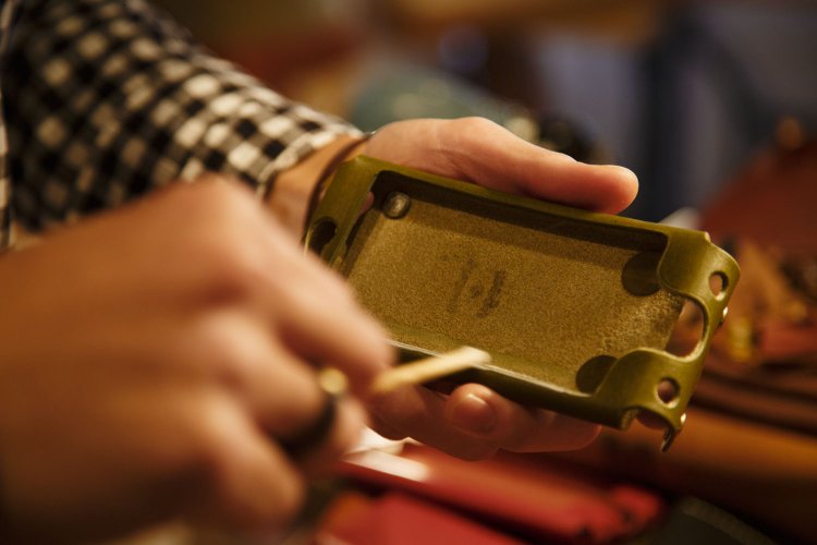 活字のサイズと内容は注文次第。