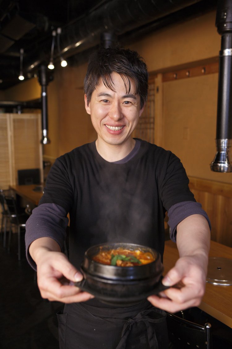 「和食を勉強したスタッフが作ります」とチョ・サンチョルさん。