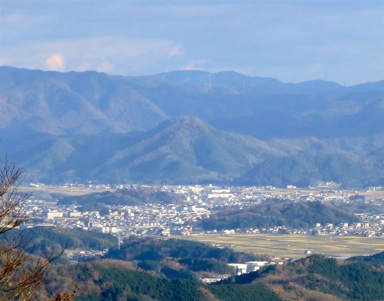 八上城部分を拡大。