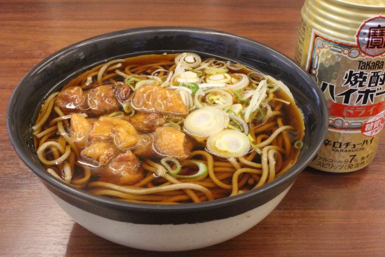 ねぎと一緒に食べるやきととりがうまい！