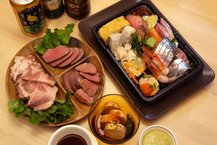 正月のような光景。