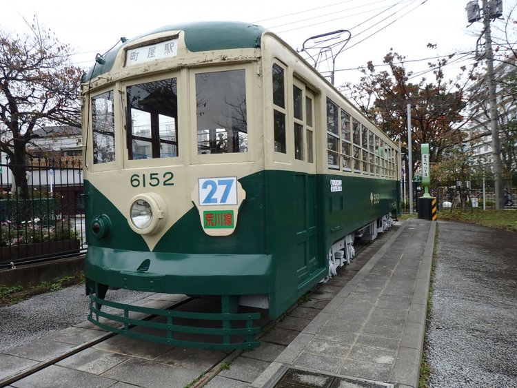 あらかわ遊園に展示されていた都電。現在あらかわ遊園はリニューアル工事のため休園中（2018年）