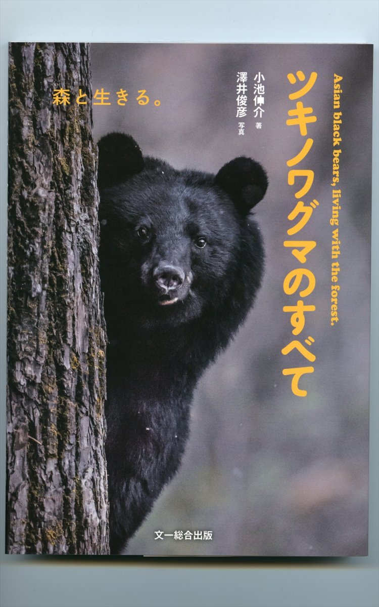 近著の『ツキノワグマのすべて』は、生態がよくわかる貴重な写真満載の一冊。