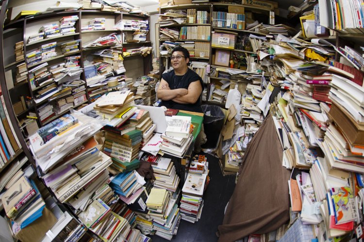 向井さんは鬼子母神での「みちくさ市」など地域の古本市にも力を入れている。