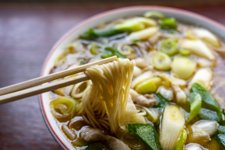この麺も味の大きなポイント。