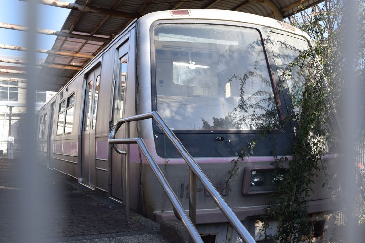 公園の古い地下鉄車両でよく遊んだ。