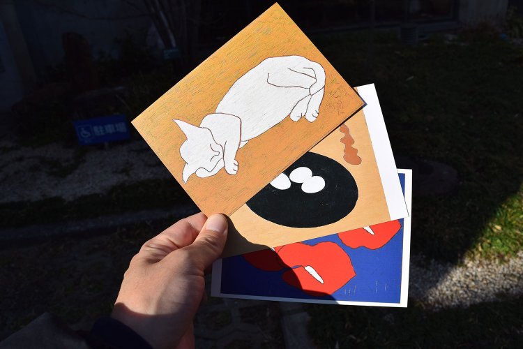 熊谷守一美術館でおみやげに買ったポストカード。