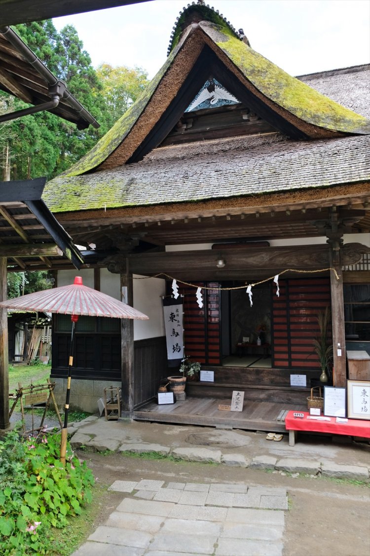 御師集落の中で最も歴史のある馬場家御師住宅。喫茶のみの利用もできる。