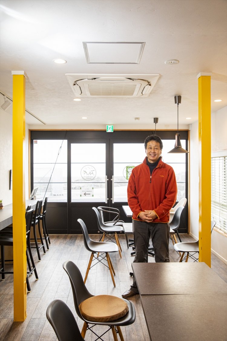 代表の鈴木裕士さんの家は代々続く石の元締めだった。鋸山の保全維持を行う金谷ストーンコミュニティ代表でもある。