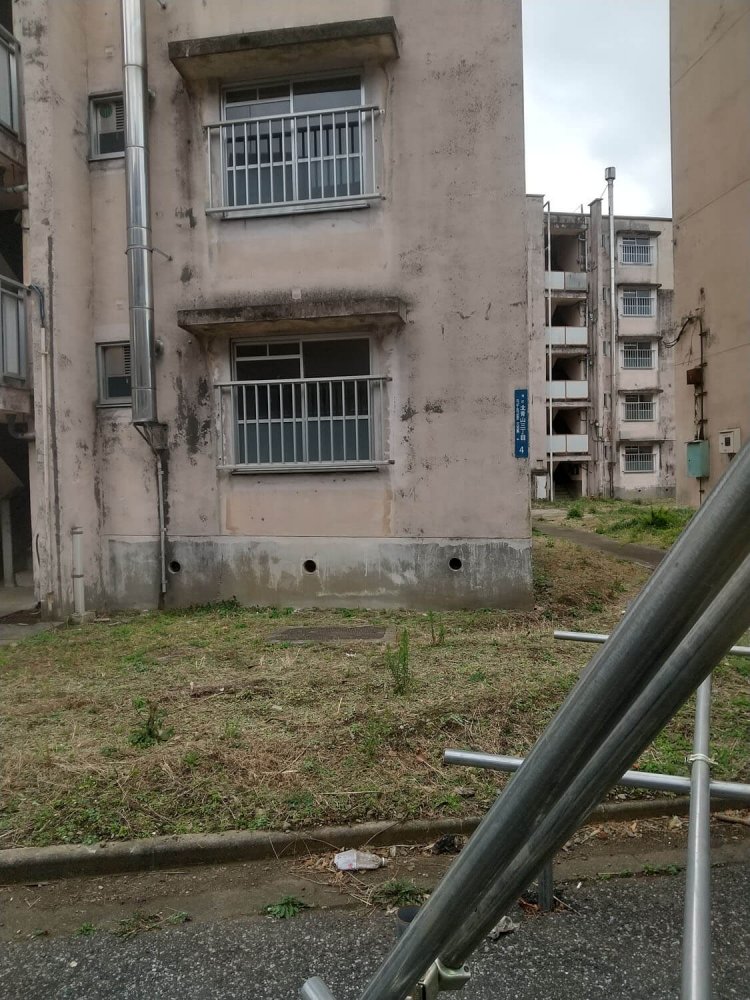 手前が21号棟で奥が19号棟。