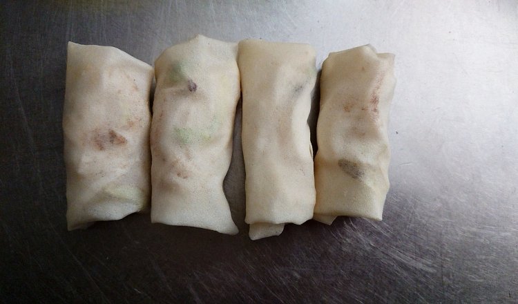 皮で包んだ状態