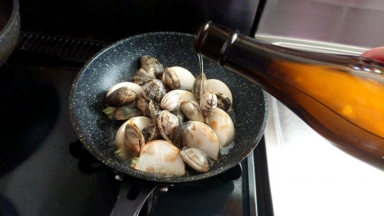 あさりを入れる