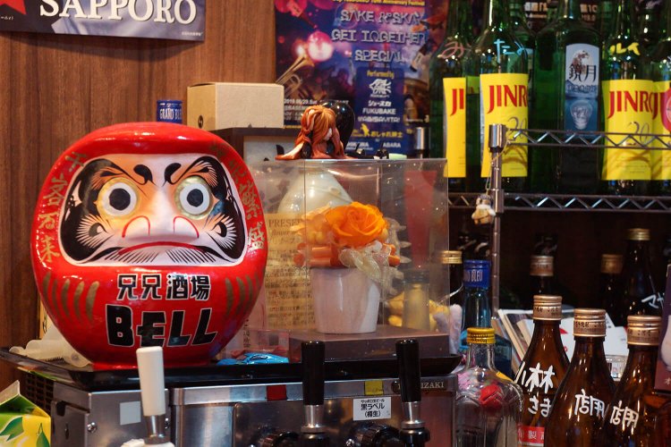 遊び心満載の店内。