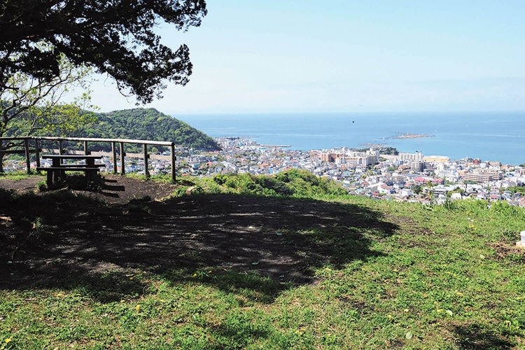 仙元山は標高たった118mだが、素晴らしい電防だ。江の島もくっきり見えた。