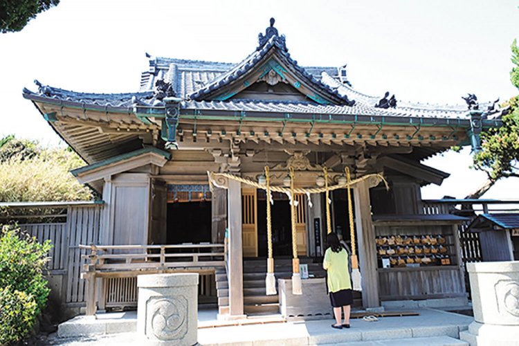 800年以上の歴史がある、森戸神社。