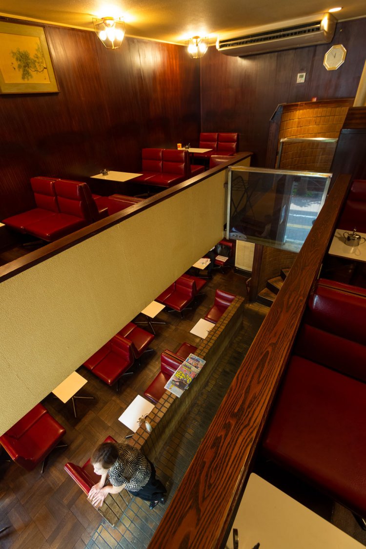 2階からの眺め。