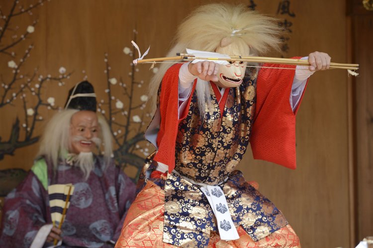 毎月25日の天神様の縁日には神楽も奉納される。