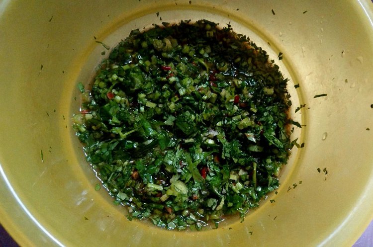 パクチーのつけダレ