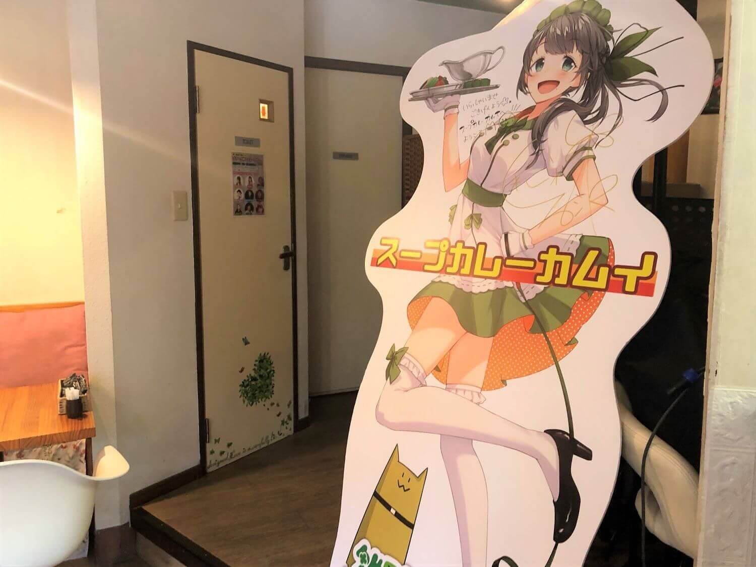 神田スープカレーカムイ_VTuberコラボイラストパネル