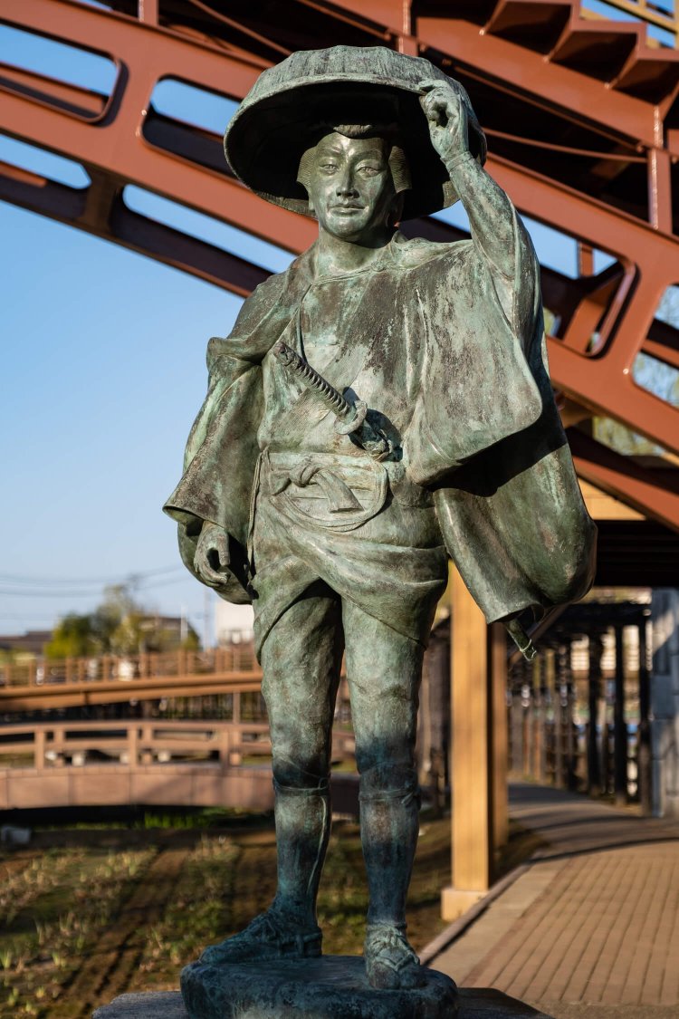 水郷潮来あやめ園2橋幸夫像