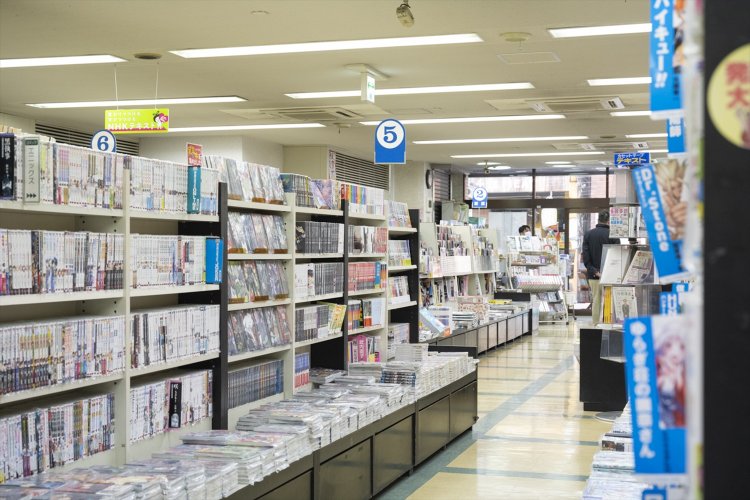 バラエティに富んだ書棚だが、成人系を含めたコミック強し。