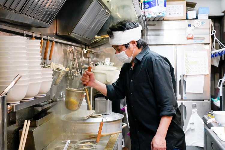 撮影の隙がないほどに完成された動線でサッと完成する。