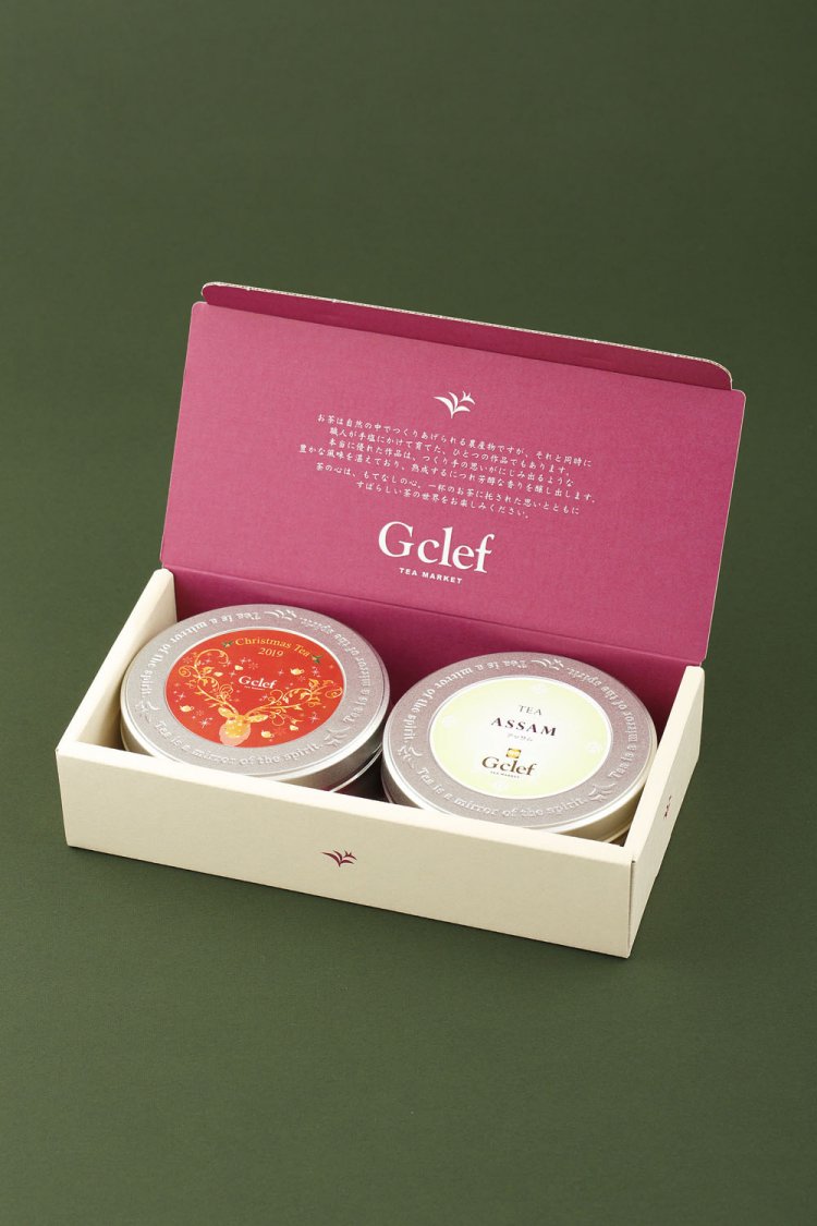 2缶箱入り2160円（1缶50ｇ）。香りにこだわる紅茶好きに。