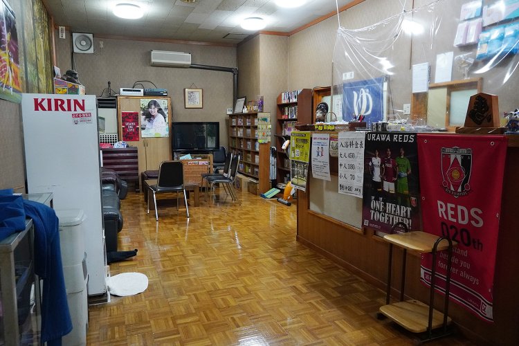 フロントの導入は、県内の銭湯の中ではかなり早かったとのこと。