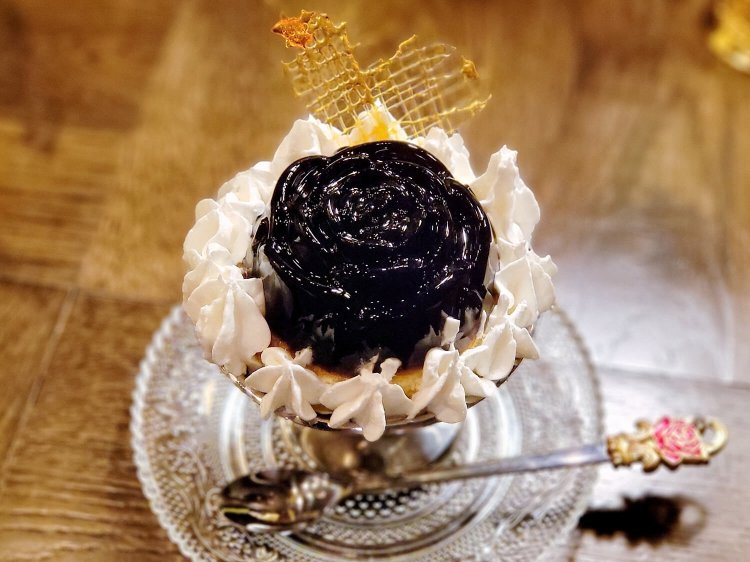 薔薇のコーヒーゼリー 600円。