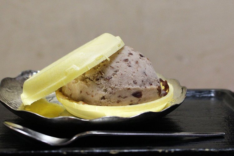 小倉アイスSPモナカ付520円。