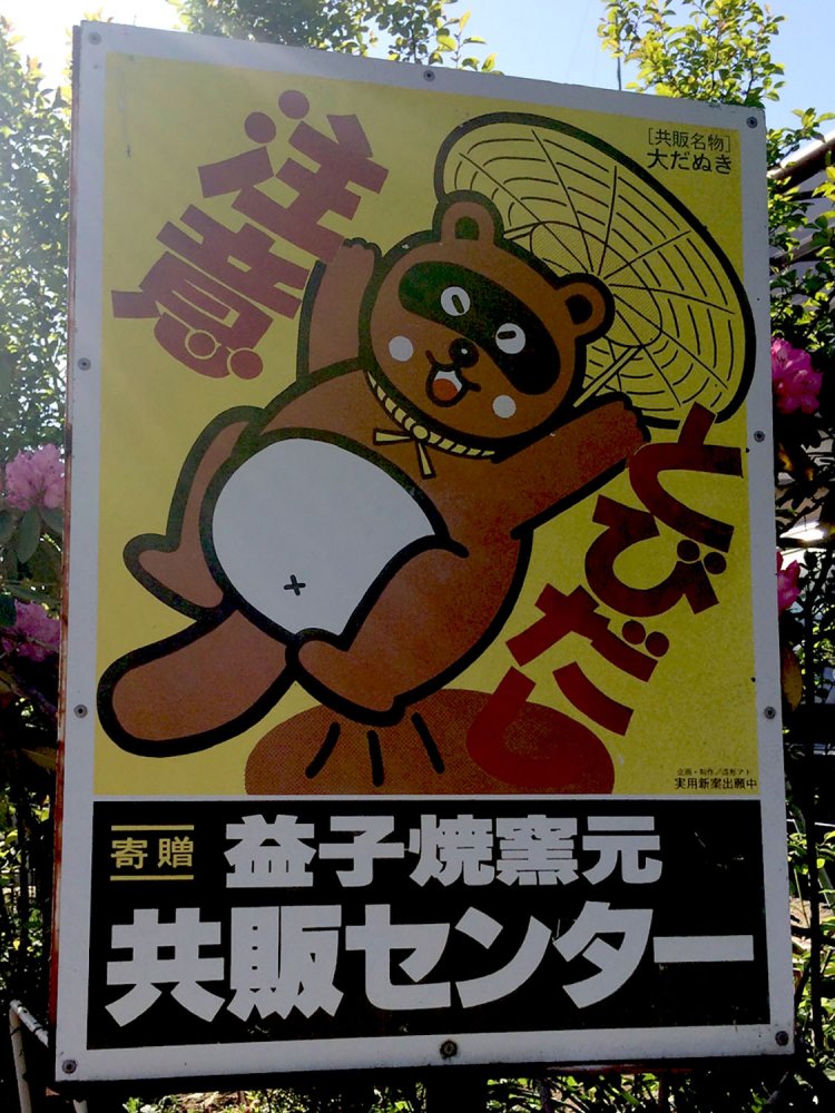 飛び出したタヌキがどことなく嬉しそうなのはなぜなのか（益子・2015）