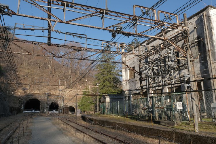碓氷峠の中間駅であった熊ノ平。いまはアプトの道終点である。～碓氷峠その4