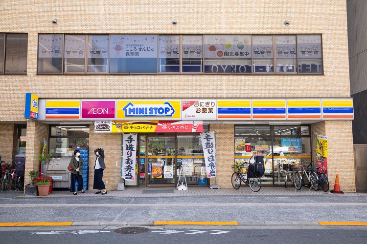 1階にお酒とたばこも売っているミニストップがあるのもうれしい。