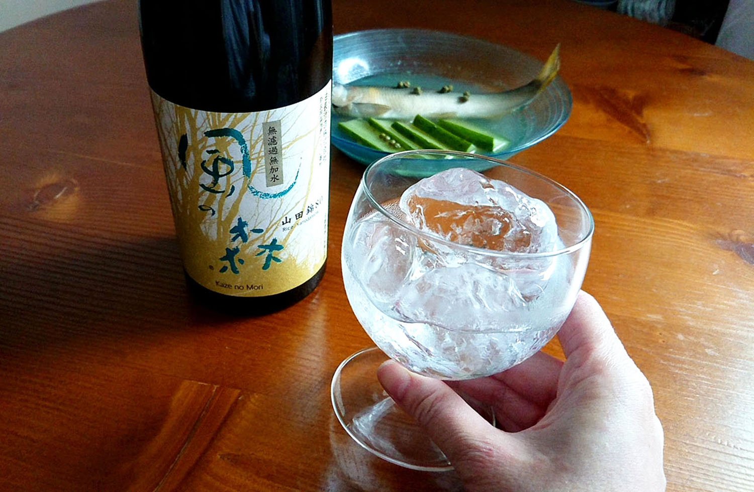 鮎とキュウリの酒煮（冷製）に「風の森」〜おいしい日本酒は飲むだけではもったいない最高の調味料〜