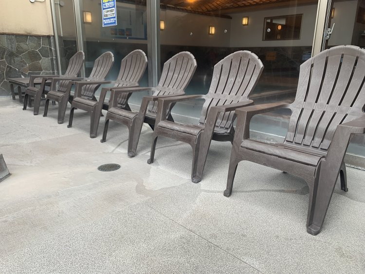 気持ちのいい風に当たりながらの外気浴は最高！