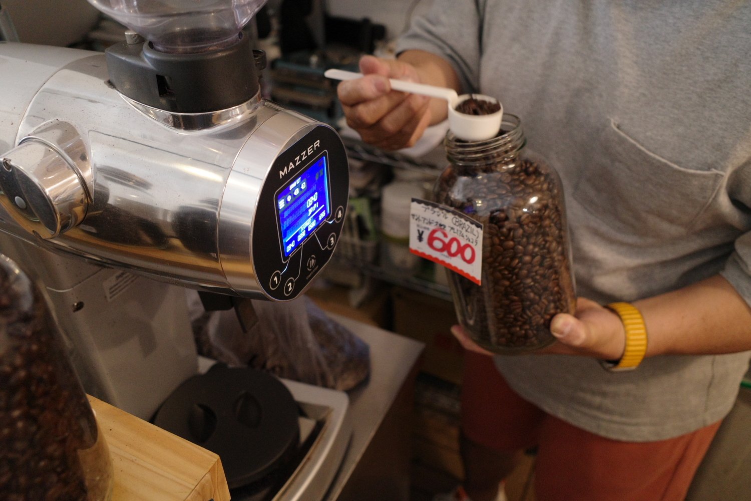 The NorthWave Coffee_豆を選んだら挽いてくれる