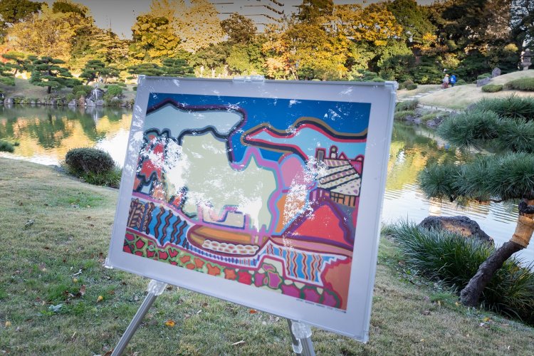 清澄庭園内も作品展示の会場となる予定。普段と異なる庭園の様子も楽しんでみたい。