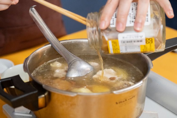 台湾菜鳳梨鶏湯3