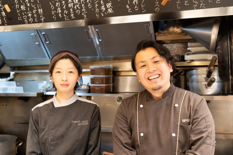 右がオーナーシェフの和田直樹さん。