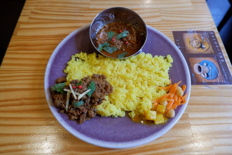 ラムキーマカレー　1100円。