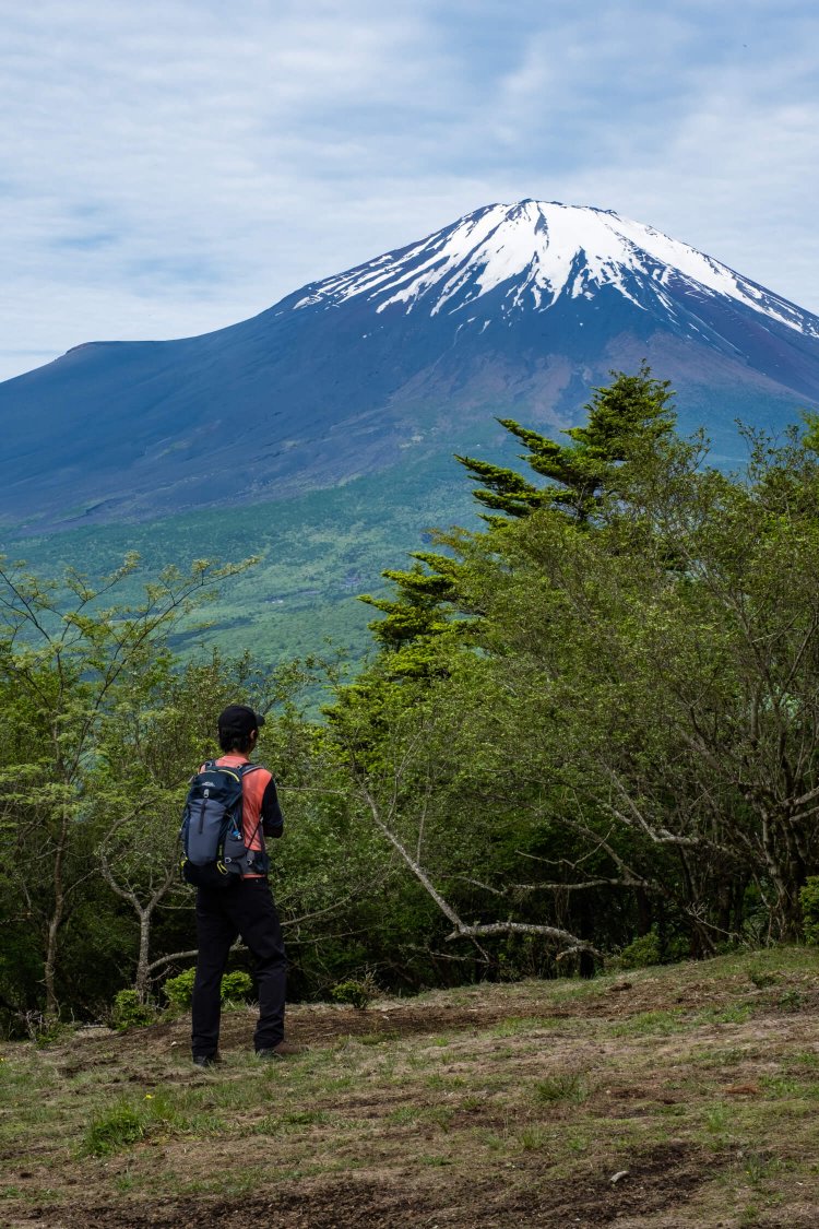 トレイル屈指の眺望を誇る立山（たちやま）展望台。