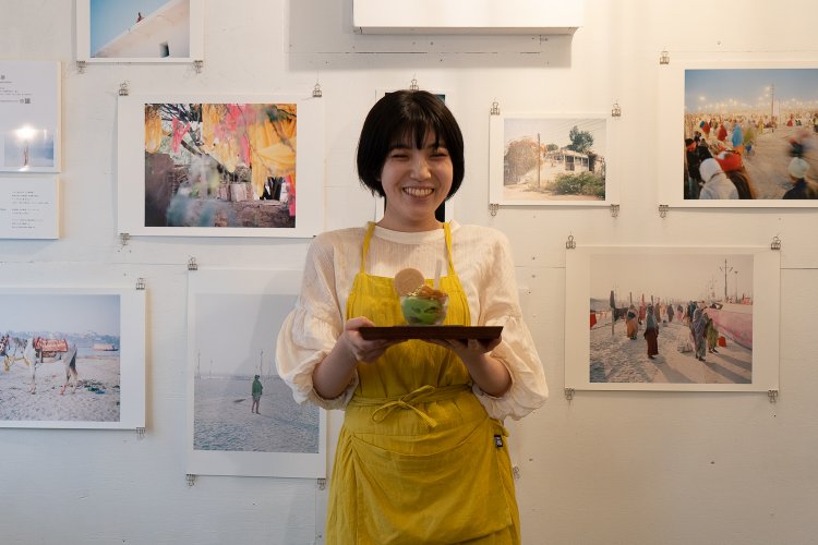 オーナーの長女、甘奈さんはアルバイトスタッフとして活躍中。