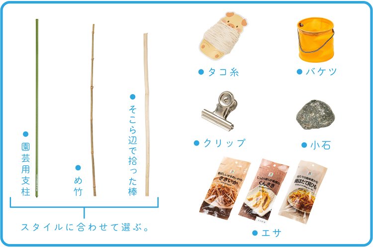 ザリガニ釣りに必要なもの【大人の夏休み】