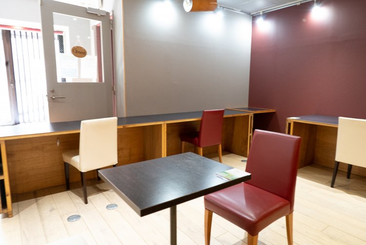 オフィスさながらに使えるスペース。