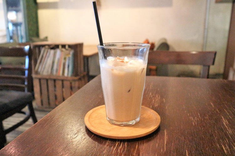 ヘルシーを求める人は、50円を追加して豆乳に変更するのもおすすめ。