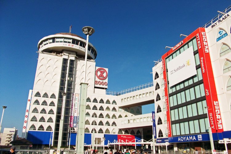 2016年9月に閉店した「柏そごう」。