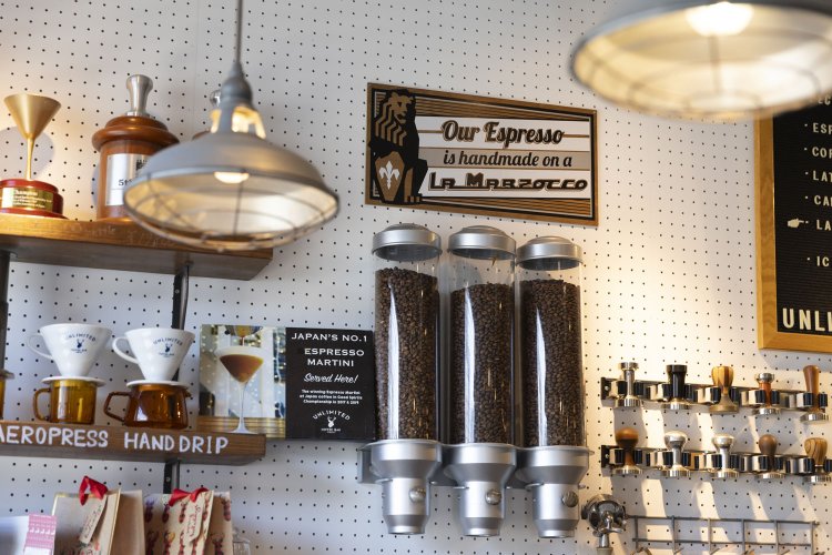 店内は細部に至るまでおしゃれ。