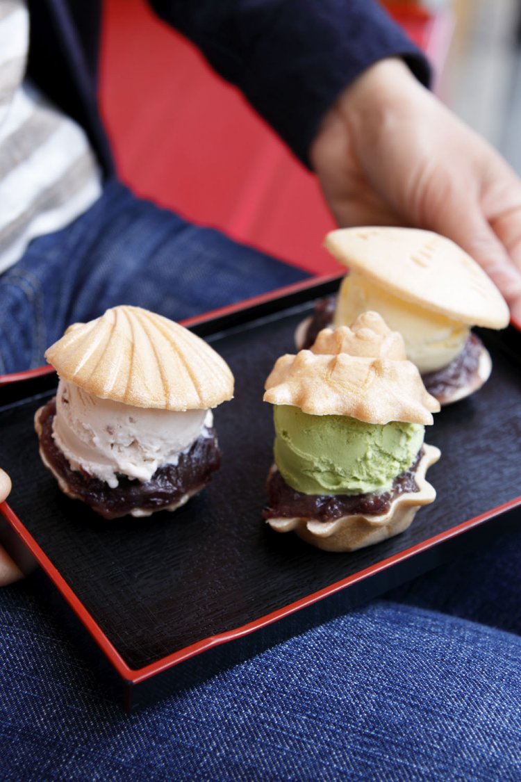 アイス最中各280円。