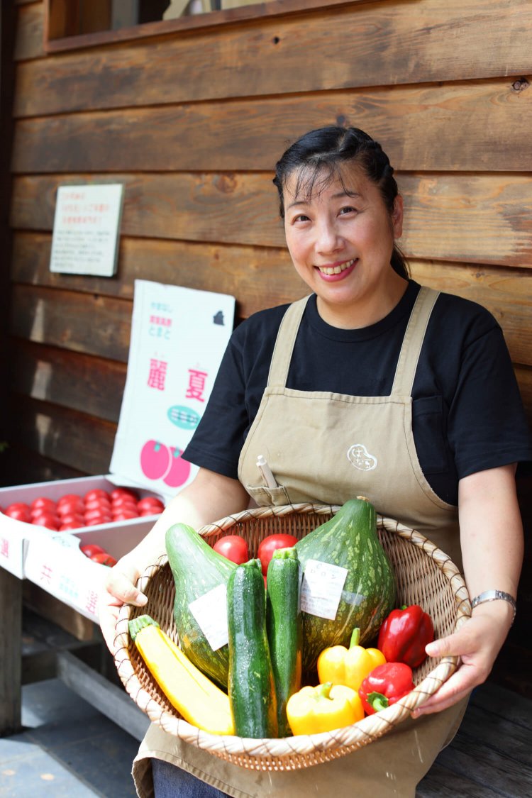 「季節ごとの珍しい野菜もたくさん味わえますよ」と三原さん。